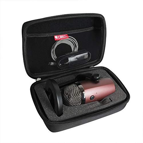 Hermitshell Étui de transport rigide pour microphone Logitech for Creators Blue Yeti Nano USB