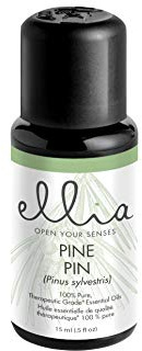 House of Marley Homedics Ellia - Ätherisches Pinienöl für Aroma-Diffusor und Aromatherapie, 100% reine Pinie, in hochwertiger Glasflasche, zur Entspannung, 15 ml, Pinie