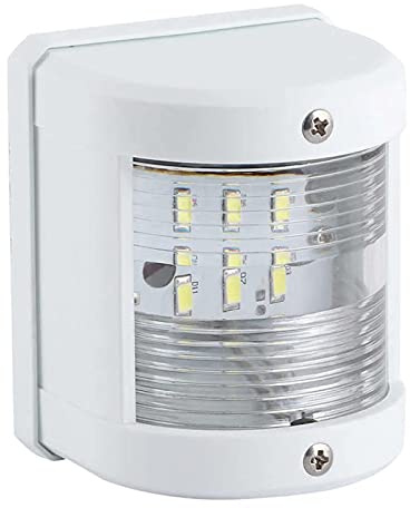 Amasie Lampada del Segnale per Barca da 135 Gradi 5w Ip66 LED Lampada per Navigazione per Barche da Pesca per Yacht Crociere da Pesca 12v / 24v