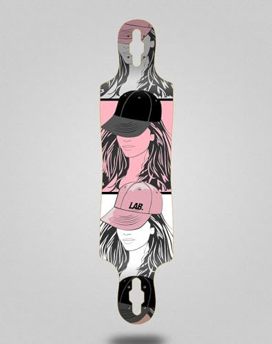 Lab Skate Skateboard Longboard Deck 40x9 Drop Tom Boy