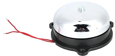 Campanello D'Allarme Campanello Elettrico Cablato Allarme di Segnalazione in Acciaio Inossidabile per Fabbrica Scolastica (CC 12V)
