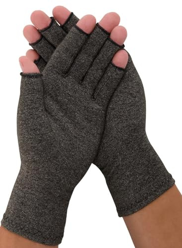 Dunimed Rheuma Arthritis Handschuhe (Paar) - Kompressionshandschuhe für Hände - Linderung von Gelenkschmerzen bei Rheuma, Arthritis und Arthrose - für Männer und Frauen