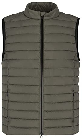 Ecoalf Herren CARDIFFALF Vest Man Weste Mann, Olive, 000S