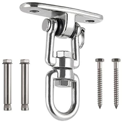 Supports de balançoire, crochets de balançoire rotatifs à 360° pour plafonds en béton, crochets de balançoire robustes, disponibles en 5 versions, crochet de sac de frappe pour aire de jeux, salle de