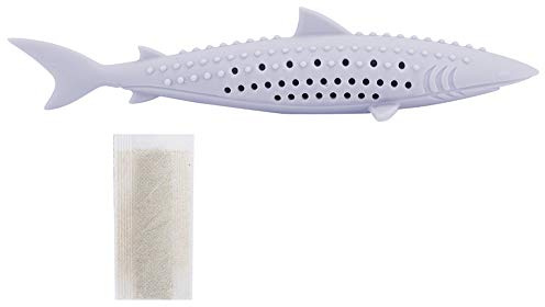 Cat Catnip Toy, Interactive Cat Fish Shape Tuggleksak Silikon Katttuggleksaker, Pet Kattmynta Molar Tänder Rengöring Simulering Fish Shape Träning Interaktiv Leksak för Katter Kattungar(Lila)