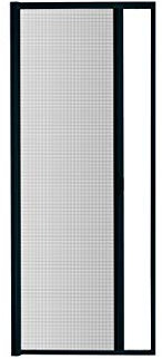 Universelles Fliegengitter mit Rollo in Anthrazit - ausziehbarer Insektenschutz zum Zuschneiden für Terrassentür und Balkontür bis 170cm x 240cm gegen Fliegen, Insekten und Mücken