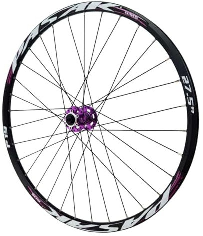GEIRONV 24/26/27,5/29 Zoll MTB Fahrrad Radsatz, Scheibenbremse 32H Speichen 4 Lager Doppelwandige Aluminiumfelgen Schnellspanner 7/8/9/10/11/12-Gang(Front Wheel,26inch)