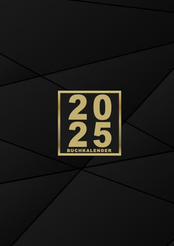 Buchkalender 2025: Kalenderbuch 1 tag 2 seiten | Tagesplaner 12 monate von Januar bis Dezember | Großformat A4