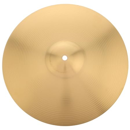 TOYANDONA Platillos de Aleación para Batería de Práctica Incluido Crash Ride y Splash de Accesorios para Percusión Tono Brillante para Usos Múltiples Escenario Musical
