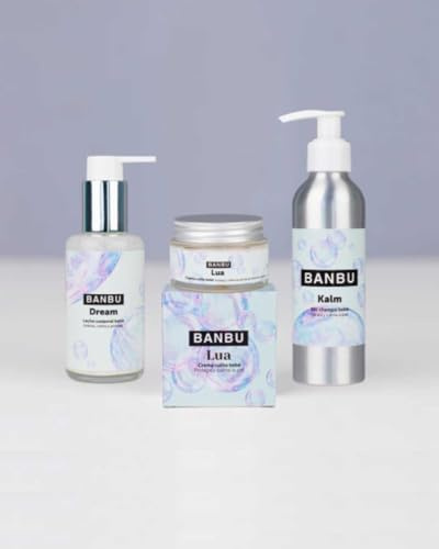 Natürliches Baby-Set | 3-teiliges Set | Kalm-Shampoo, Körpermilch Dream, Culito Lua Creme | Formel ohne Parfüm
