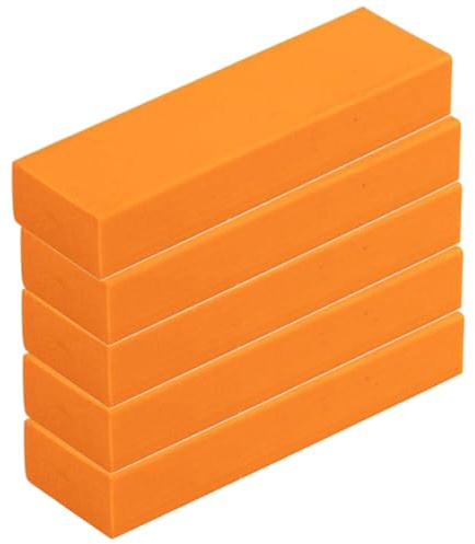 Remover de rasguño de acero inoxidable, borrador de óxido de goma de 5 piezas, removedor de óxido de acero inoxidable portátil de 3.2x1x0.5 pulgadas, cuchillo reutilizable para cocina, baño, borrador