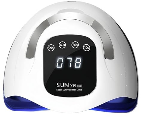 Nageltork 380W UV LED-lampa for naglar 81 LED-lampor Gellackhärdningslampa Manikyrlampa med automatisk smart sensor Nagelkonst(X19)