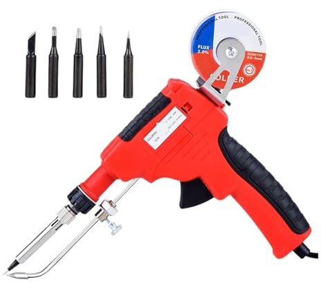 Fer À Souder Électrique 80 W, Pistolet De Réparation Soudure Alimentation Manuelle En Étain Chauffage Rapide Avec ContrôLe PréCis(SET 01)