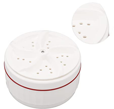 HWGING Lavatrice Piccola da 27W, Pulizia Fronte e Retro in 50 Secondi, Spegnimento Automatico, Turbina Ad Ultrasuoni