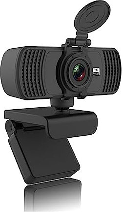 LLAWQSM Webcam, Webcam 2K Full HD Messa a fuoco automatica Microfono incorporato USB 1920 * 1080P Computer portatili desktop Mini Web Cam Camera for conferenze