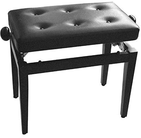 Stagg 25010264 PB43 BKP SBK Vinyl Pianobench schwarz