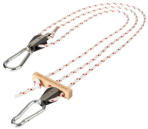 Sport-Tec Flaschenzug mit Karabinerhaken, 110-145 cm
