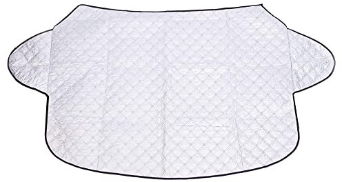 Windscreen Cover Frost Ice Snow Protector for Winter | Windscreen Sun Shade UV Reflective for Summer | Windshield Front Window Cover for Car SUV Van | M&W