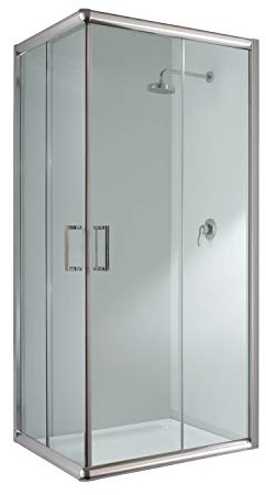Box Doccia Rettangolare 70x120 H198 Trasparente 6mm mod. Alabama