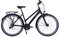 HAWK Trekking Lady Premium Fahrrad Damen 44 cm I Bike mit Microshift 24 Gang Kettenschaltung, Felgenbremse & LED Beleuchtung I Allrounder I Schwarz