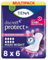 TENA Lady Discreet Maxi Night - 48 inserti per incontinenza da donna, 8 confezioni da 6 pezzi, con debolezza della vescica medio-grave, appositamente progettati per la protezione notturna con schiena
