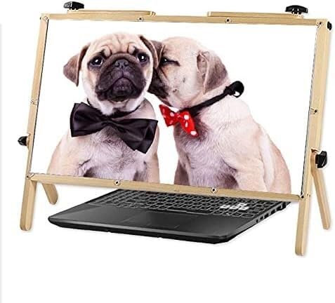 MBROS Computer-Bildschirmlupe, Laptop-Bildschirmlupe, 22 Faltbare Bildschirmlupe, für Laptop, ultraklar, 5-Fach