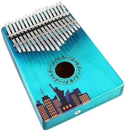 17 Tasten Kalimba Daumenklavier Finger Klavier Mini Musikinstrument für Anfänger Chromatische Kalimba Marimba (4)