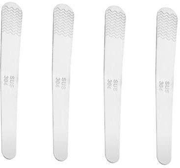 LIFKOME 4pcs Dumpling Making Spoons Stainless Steel Kitchen Spoons for Cooking Dumpling Maker Tool Wonton Maker