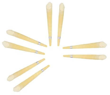 JECOMPRIS 8stücke Ohrenkerzen Aus Bienenwachs in Trompetenform Ohrreiniger Mit Aromatherapie Duftstäbchen Für Tinnitus Linderung Und Schlafverbesserung