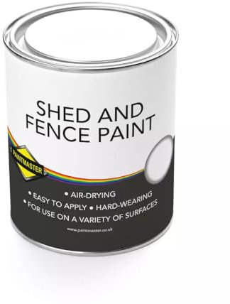 Paintmaster Acrylic Shed & Fence Paint Easy Application Water Based (Acrylic Shed and Fence Paint 2.5L Dark Wood Brown)
