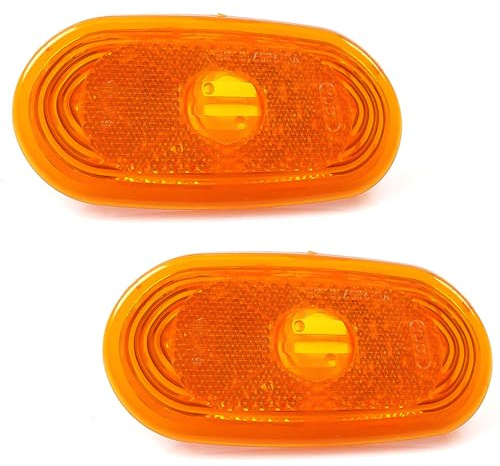 ROBUST 2 Pcs Car Side Amber Marker Lens Lamp for Mercedes Sprinter 0038202956 2E0945061C 2006-2017