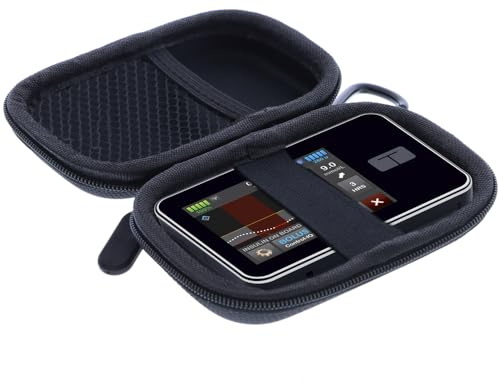 foto-kontor Tasche kompatibel mit Tandem Tandem T:Slim X2 Blutzuckermessgerät Insulinpumpe Diabetiker Hartschale Schutzhülle strapazierfähig Hülle Diskret schwarz