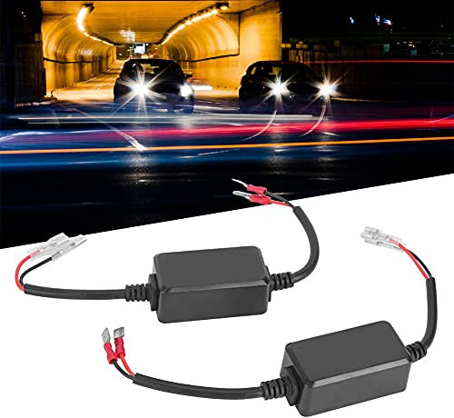 aqxreight H1 H3 Auto Auto LED-Licht-Decoder Scheinwerfer Fehlerfreier Unterdrücker Anti-Flicker-Widerstände für Scheinwerfer Nebelscheinwerfer LED-Licht