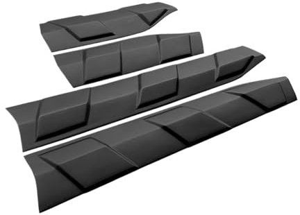 Seitenschweller Autotürverkleidung Dekorative Platten Schutzumbausatz Seitenschwellerzubehör Für Toyota Für Rav4 2019 2020 2021 2022 2023 Seitenrock(Matt Black)