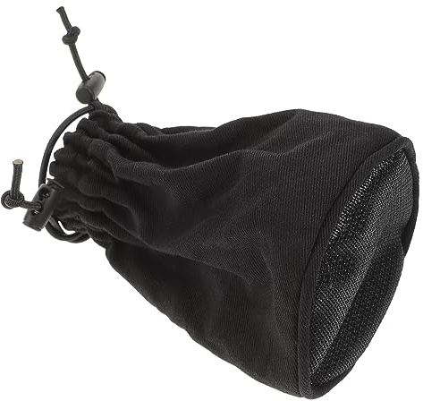 Haartrockner Zusatzwerkzeug aus Nylon mit Verstellbarem Riemen Schwarz | Mesh Design zum Luftaustritt, Leicht und Weich, Passend für Haar und Diffusoraufsatz