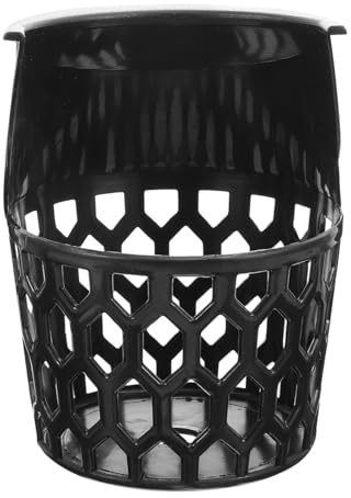 BESTonZON Billiard Basket Drop Ball Net for Pool Table 6.29 Inch Plastic Storage Holder for Billiard Balls Catcher Game Room Accessory