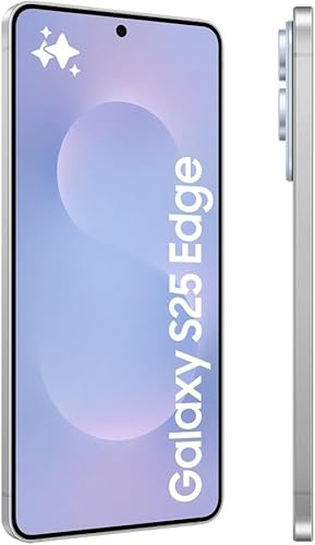 Samsung Galaxy S25 Edge, Smartphone Android 5G avec Galaxy AI, 512 Go, Smartphone déverrouillé, Bleu Clair Titane