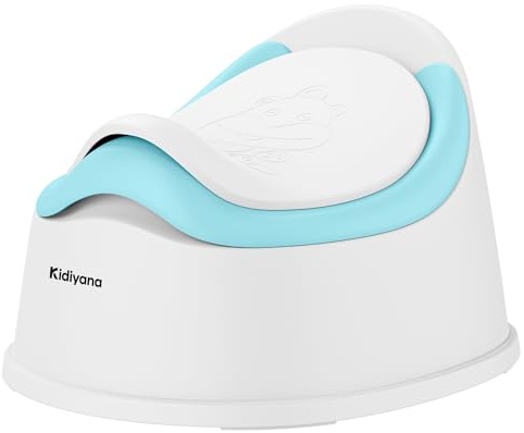 Kidiyana Kinder Töpfchen mit Deckel, Abhaltetöpfchen Baby, Kindertopf mit Spritzschutz, Kindertoilette unterwegs – TÜV geprüft, BPA-frei, Schadstofffrei, Rutschfest