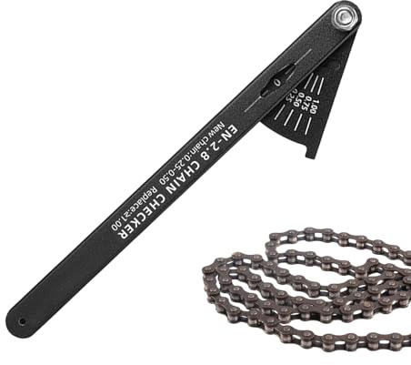 Chain Slack Measurement Tool,Bike Chain Measuring Tool - Accurate Measurement Test Gauge Portable for Road Mountain Bicycle Motorcycle Maintenance