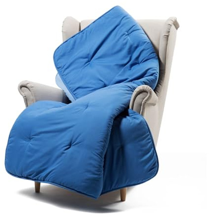 Caleffi Scaldotto - Plaid Divano e Letto 130x170 cm Morbida Microfibra Calda Avvolgente, Copridivano e Copriletto Trapuntato Artigianale e Lavabile, Coperta Copri Divano e Copri Letto Ottimo Comfort