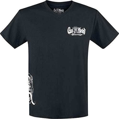 Gas Monkey Garage Side Monkey T-Shirt schwarz, Schwarz, L