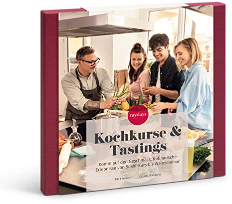 mydays Geschenkbox Kochkurse & Tastings | Verschiedene Erlebnisse an 765 Standorten, Geschenk für 1 Person