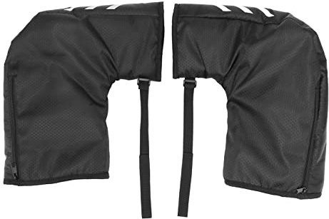 1 Paar Fahrrad Lenkerhandschuhe, Radfahren Thermal Lenker Handschuhe, Wasserdichter Reflektierender Lenkerstulpen Warme Fäustlinge Gefüttert Winddicht Muffs Handschuh Handwärmer für MTB Roller Scooter