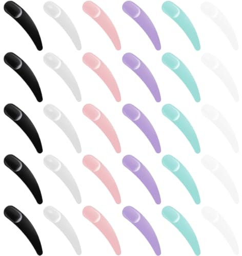 LICHUANUK Mini spatola per trucco Cura della pelle Applicatore cosmetico per il viso Cucchiaio per maschera per il viso Crema Lozioni Idratanti, 30 pièces multicolores