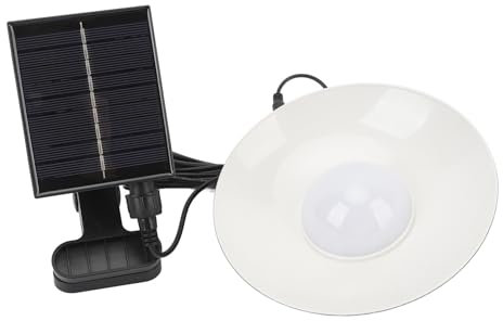 Solar-Schirmleuchten mit Fernbedienung, Einstellbare Helligkeit und Farbtemperatur, ABS-Material für 1,8 M Bis Große Terrassenschirme
