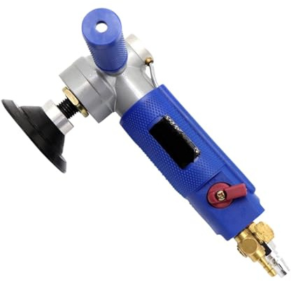 3-Zoll-Luftpneumatikschleifer Wasserzufuhrmühle Nasspolierer Werkzeugmaschine 14/16 mm for Polieren von Marmor, Quarz, Granitstein für Granit Marmor(14mm 3inch)
