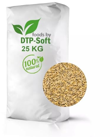 25 kg Hafer futterhafer für Pferde, Wildvögel, Hühner und Tauben – Natürliches Getreide, ideal als Futter und zur Vogelfütterung