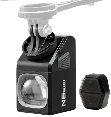 OFFBONDAGE Bike Lights for Night Riding Wireless 5000mAh Remote 1000 Lumen,Type-C Rechargeable Bike Headlight, IPX4 Waterproof Bicycle Front Light for Road Urban Cyclists