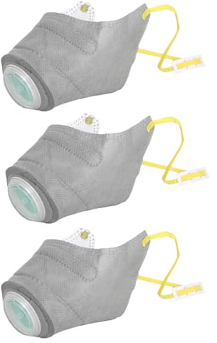 Mascarilla respiradora para perros, 3 filtros de aire, reutilizables, para exteriores, protección contra el polvo, para perros pequeños, medianos y grandes, para acampar, correr