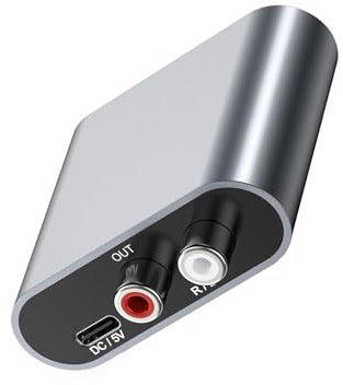 Geavonyg Filtro Isolatore Uditivo in Alluminio con Loop Massa per Eliminare Rumore nel Filtro Soppressore del Rumore Stereo da 3 5 Mm